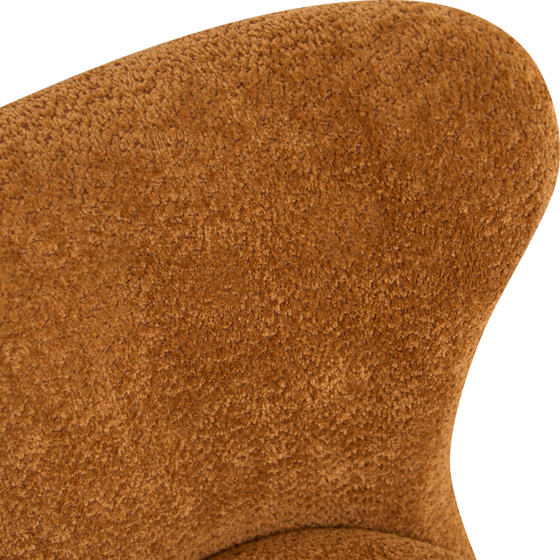 Nordic Chair Laid Back Loveseats With Curved Backres, No Armrests