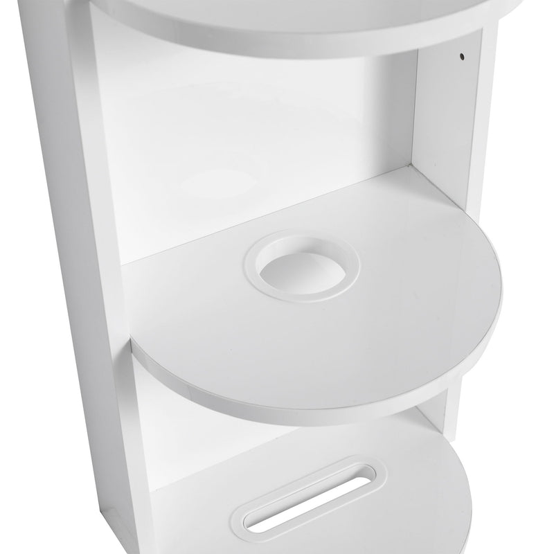 Bathroom Wall Mounted Storage Rack With Float Mounting Design
