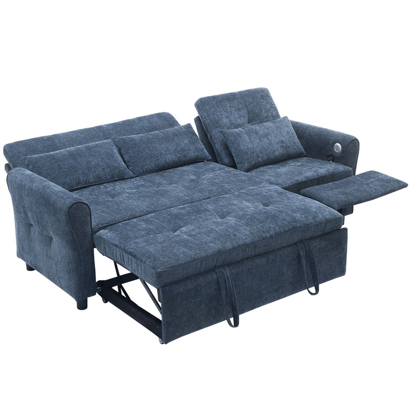 3 Seater Sofa Bed And Reversible Recliner