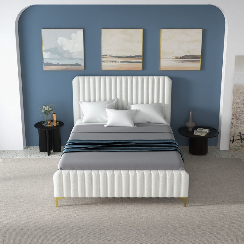 Valery - Upholstered Platform Bed