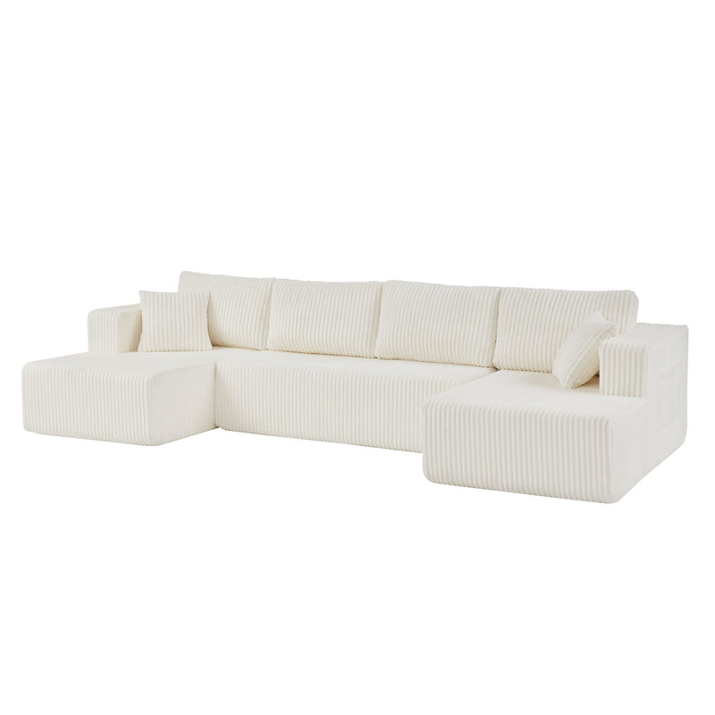 U - Shaped Modular Sectional Sofa For Living Room