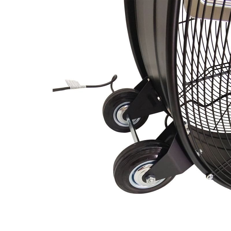 Velocity Drum Fan With 2 Speed - Black