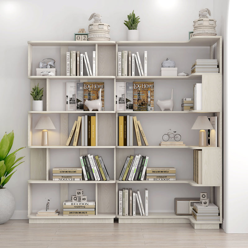 Modern 5 Tier Open Storage Bookcase