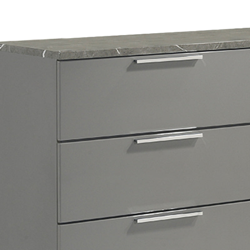 Elara - Dresser With Spacious Drawers - Gray