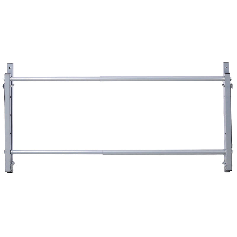 Wall-Mounted Folding Tire Storage, 30.5 To 50.5" Wide, Supports 300 Pounds - Gray