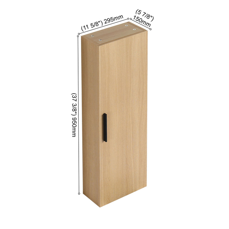 Freestanding Bathroom Vanity Set With Tall Linen Cabinet, 3 Door Storage Cabinet, Single Sink