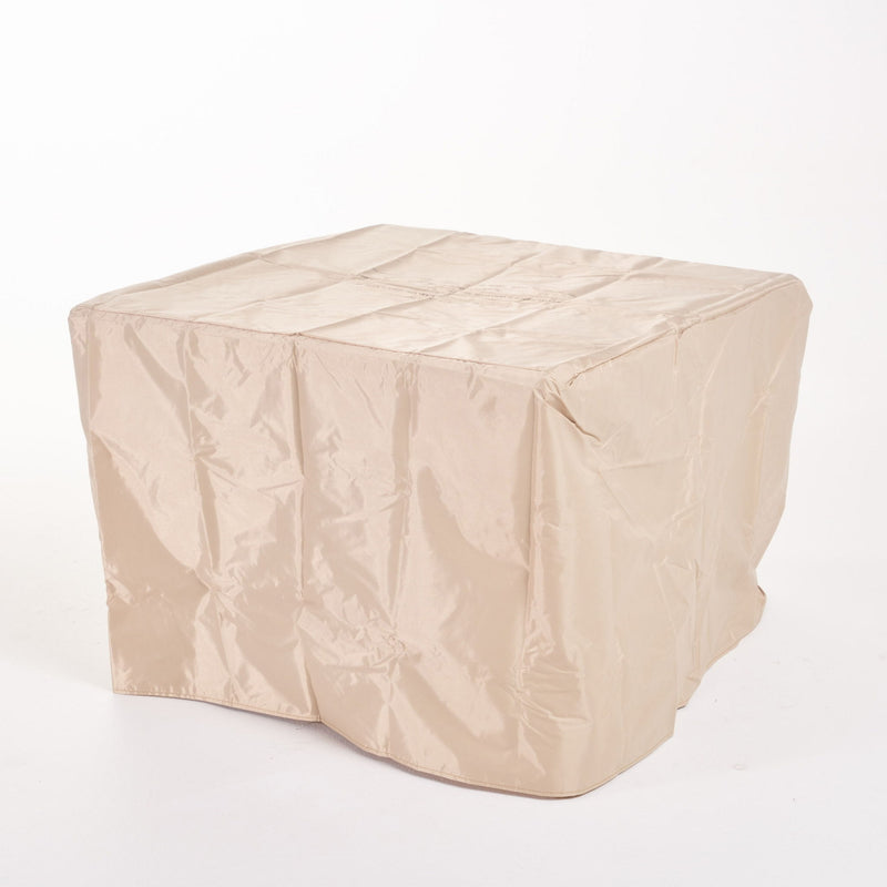 Anchorage - Wood Square Fire Pit 40, 000 Btu - Gray