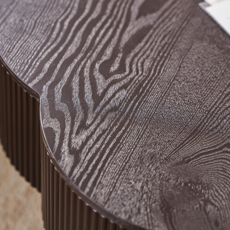 Modern Plum Blossom Shaped Coffee Table With Storage