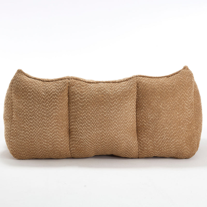 Comfortable Dual Beanbag Chair With High Resilience Foam Core For 2 People