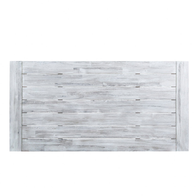 Outdoor Sandblast Finish Acacia Wood Dining Table
