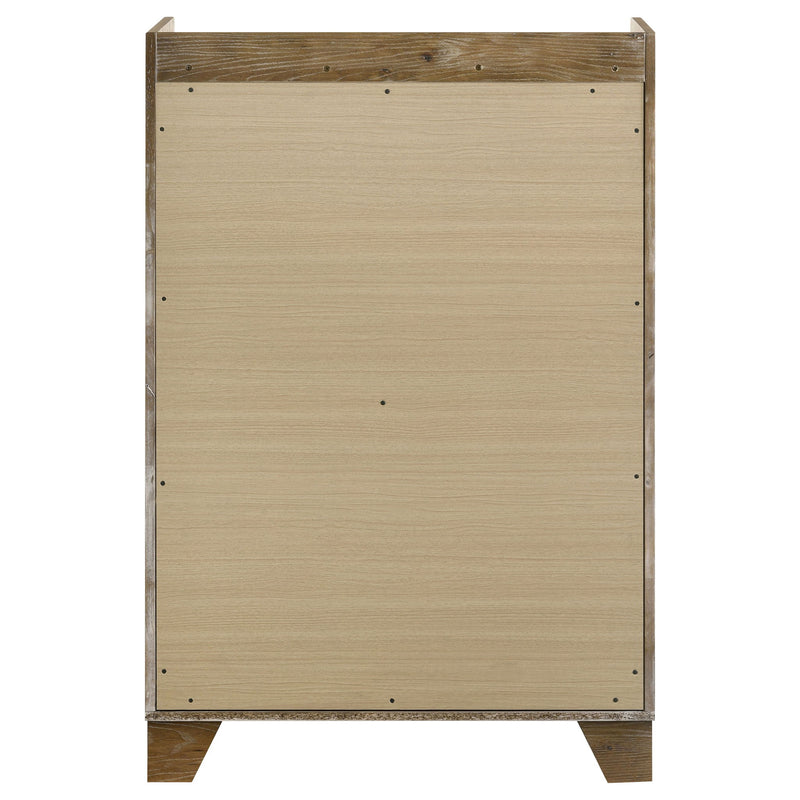 Packard - 5 Drawer Chest - Oak