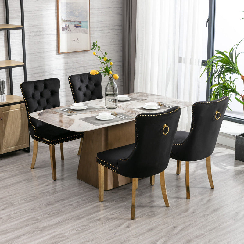 Nikki - Modern, High-End Tufted Dining Chair (Set of 2)