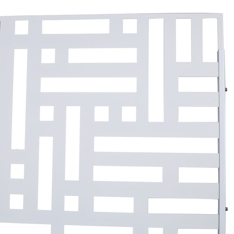 Decorative Freestanding Metal Privacy Screen For Indoor & Outdoor Use