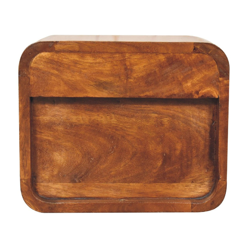 Curve Upper Slot Floating Nightstand
