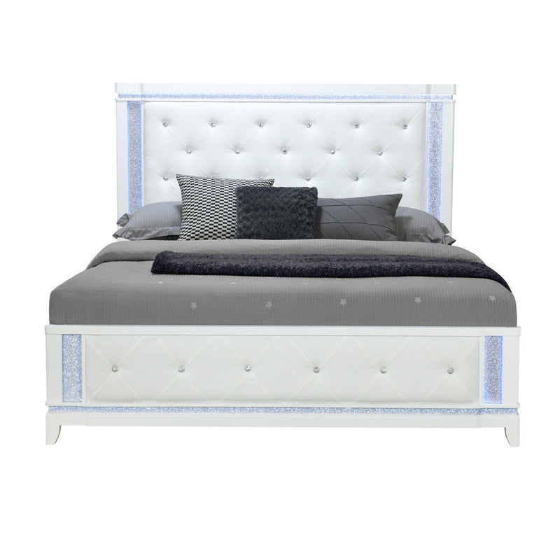 Adalid - Contemporary Bed With LED Lights