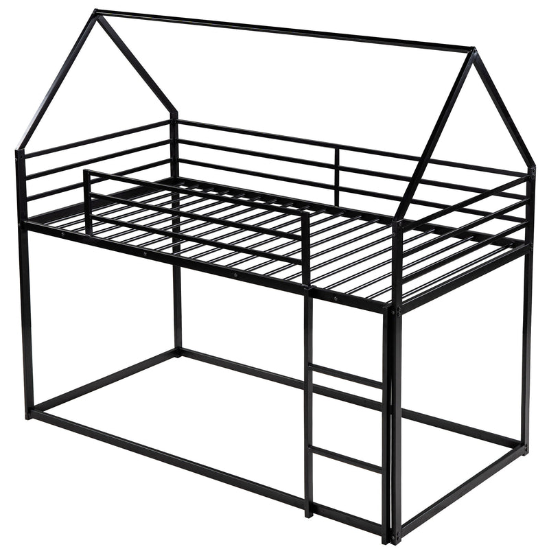 House Bunk Bed With Built In Ladder
