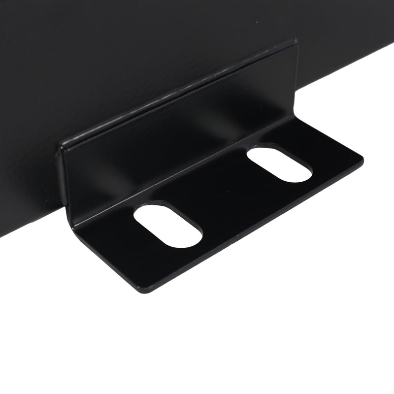 Heavy Duty 5 Gallon Steel Hydraulic Fluid Reservoir Tank With Mounting Foot, 14 Gauge - Black
