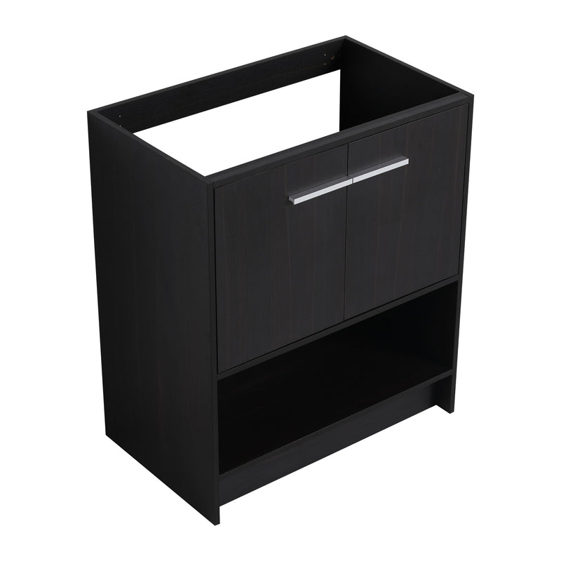 Modern Freestanding Bathroom Vanity With 2 Doors