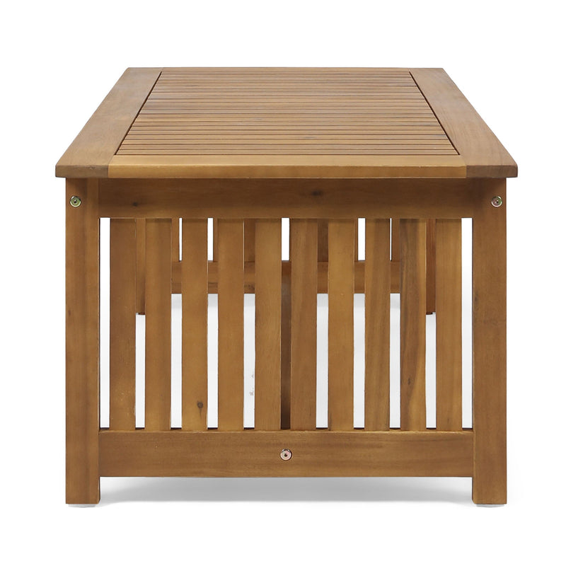Acacia Wood Rectangular Patio Coffee Table For Outside