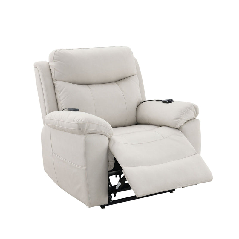Chriki - Power Motion Recliner & Lift Heating Massage Chair - Beige