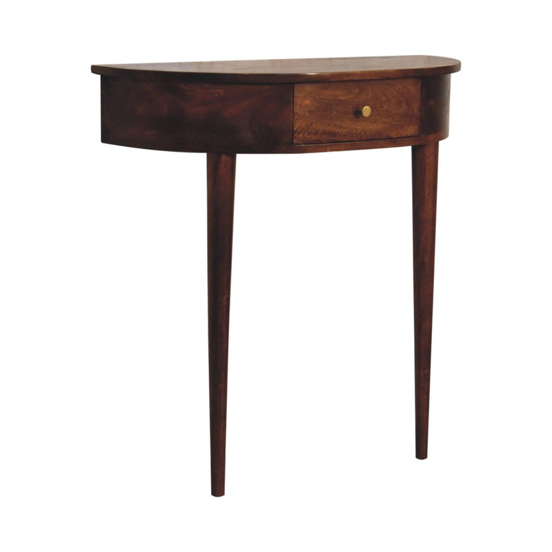 Backless Mounted Console - Brown