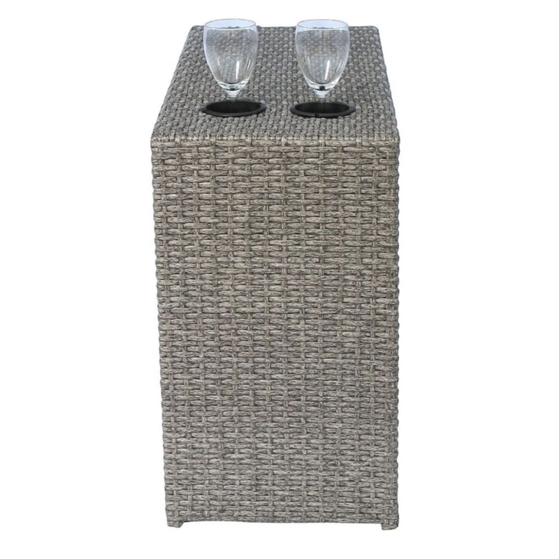 Stylish Modular Wicker Patio Seating Group
