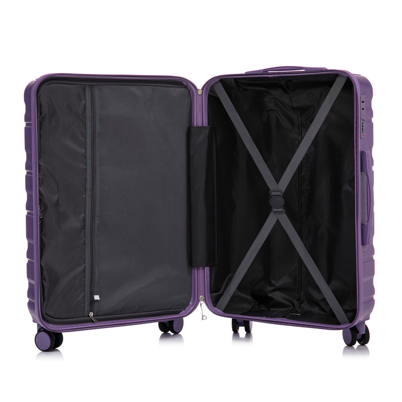 Tourist 3 Piece Luggage Set, Combination Lock, Durable Hard Shell With 360° Silent Wheels