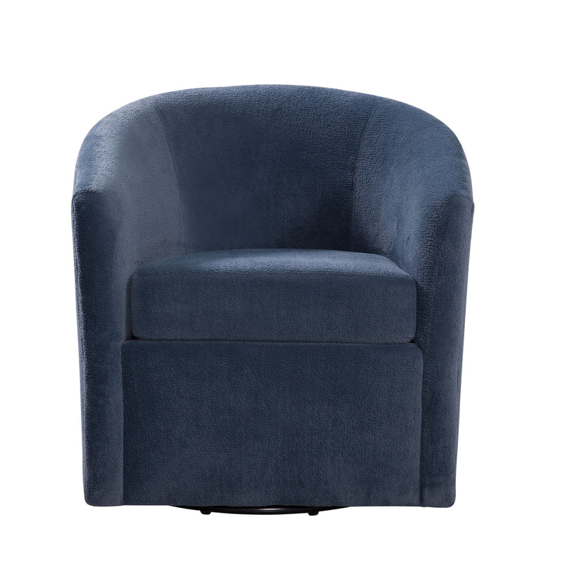 Oaklynn - Barrel Style Swivel Accent Chair