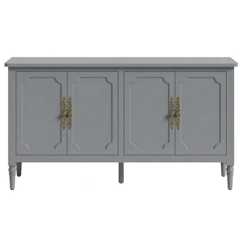 Vintage Buffet Cabinet With Adjustable Shelves