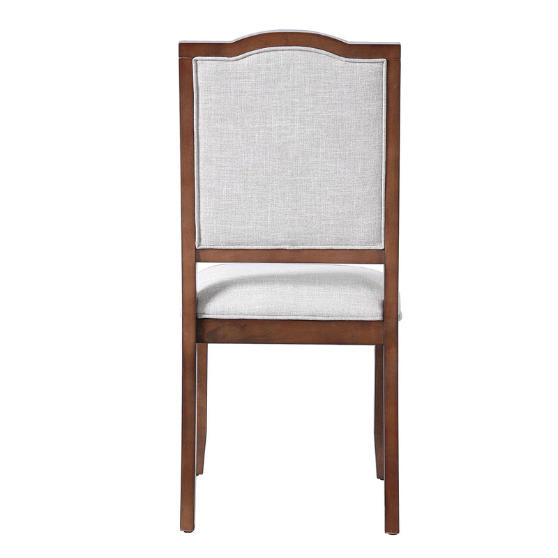 6 Piece Extendable Dining Table Set, Wood Table With Removable Leaf, 4 Upholstered Chairs And Bench - Cherry