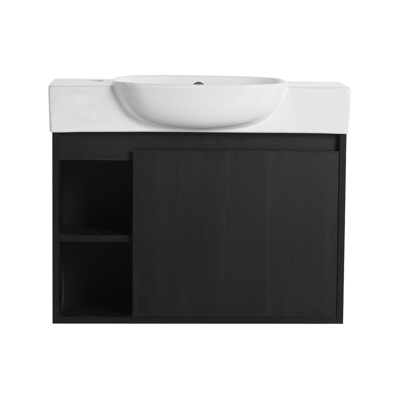Freestanding Bathroom Vanity With Sink, Soft Close Door