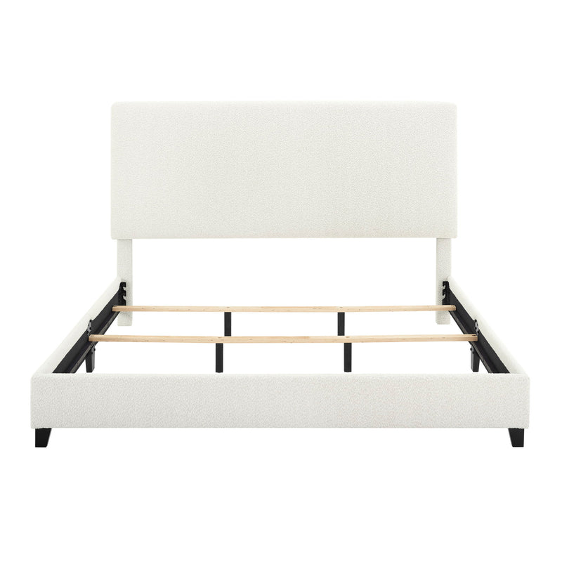 Platform Bed & Upholstered Headboard