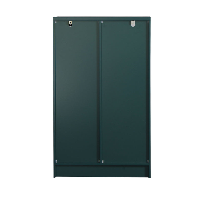 Modern Cabinet With Glass Doors And Drawer
