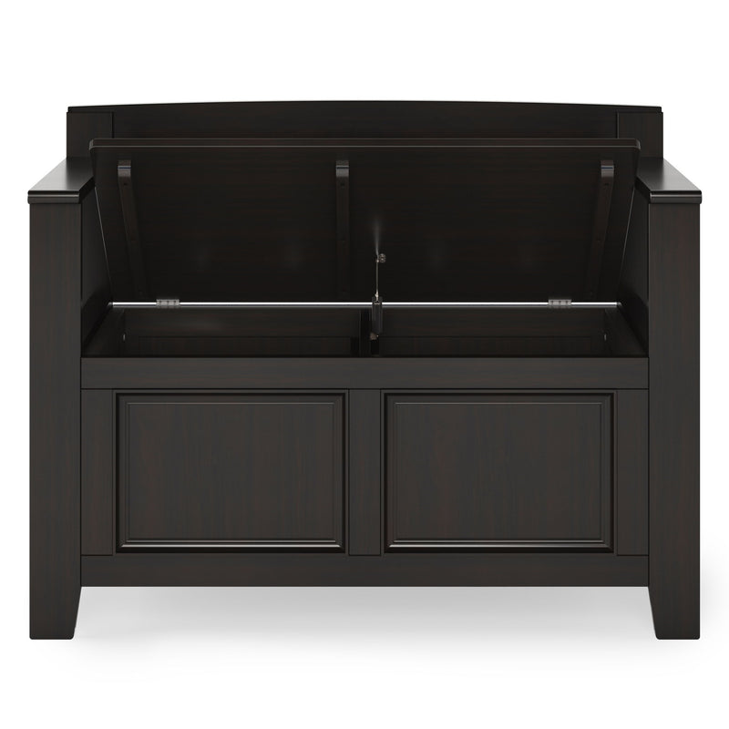Amherst - Small Transitional Entryway Storage Bench