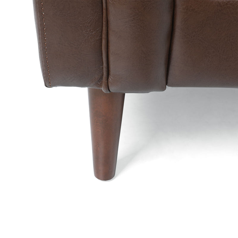 Sophisticated Loveseat With Diamond Stitched Detailing