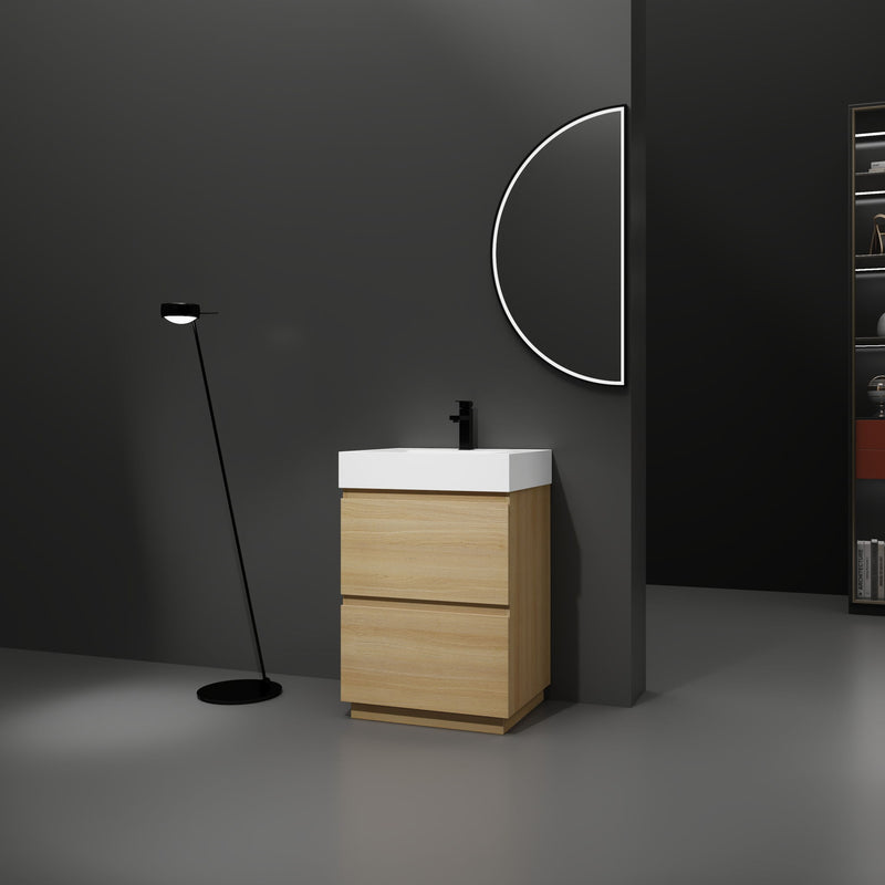 Modern Freestanding Bathroom Vanities With Single Sink Combo