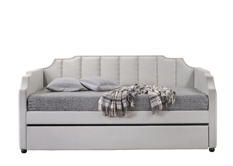 Peridot - Twin Daybed With Trundle - Gray