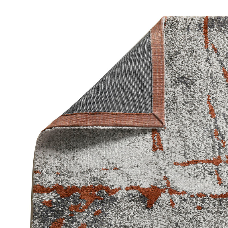 Quarry - 5' X 6.5' Abstract Area Rug - Gray