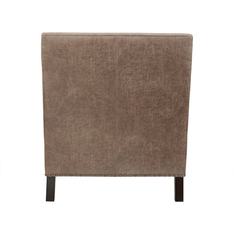 Shasta - Accent Chair With And Nail Buttons - Brown
