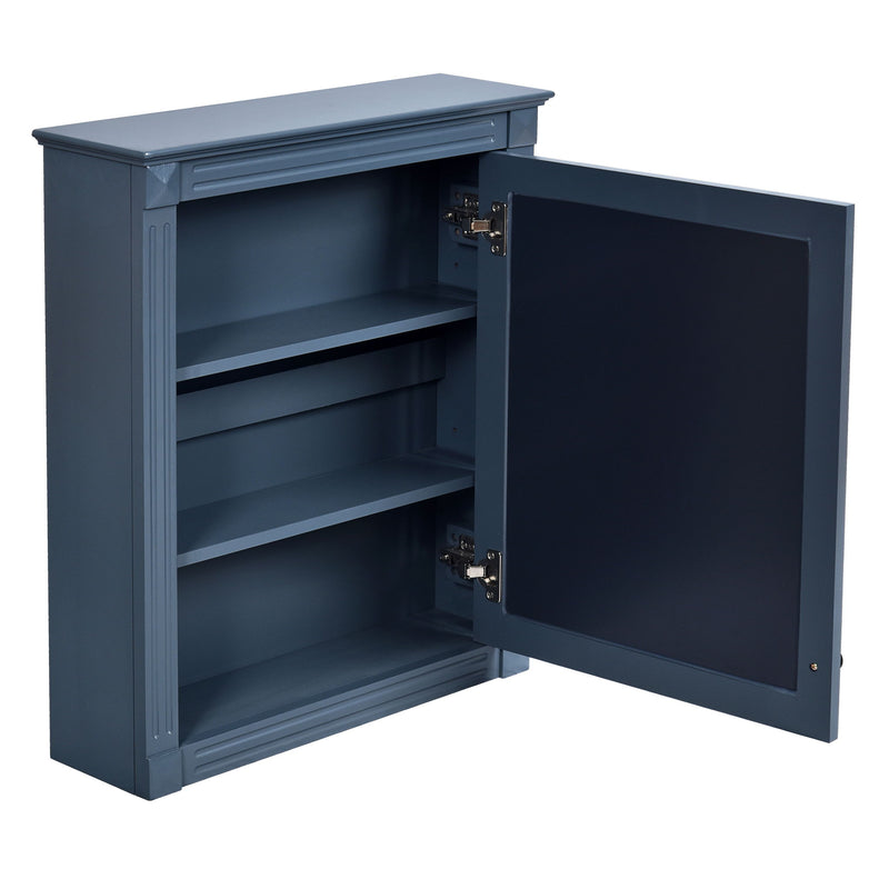 Wall Mounted Bathroom Storage Cabinet With Mirror, Medicine Cabinet With Height Adjustable Shelf