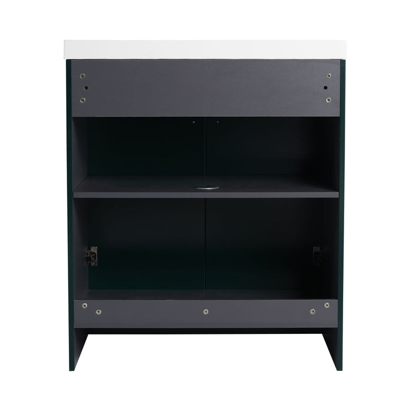 Modern Freestanding Bathroom Vanity With Soft Close Cabinet Doors