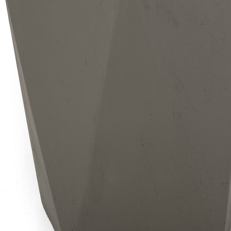 Side Table With Geometric Design