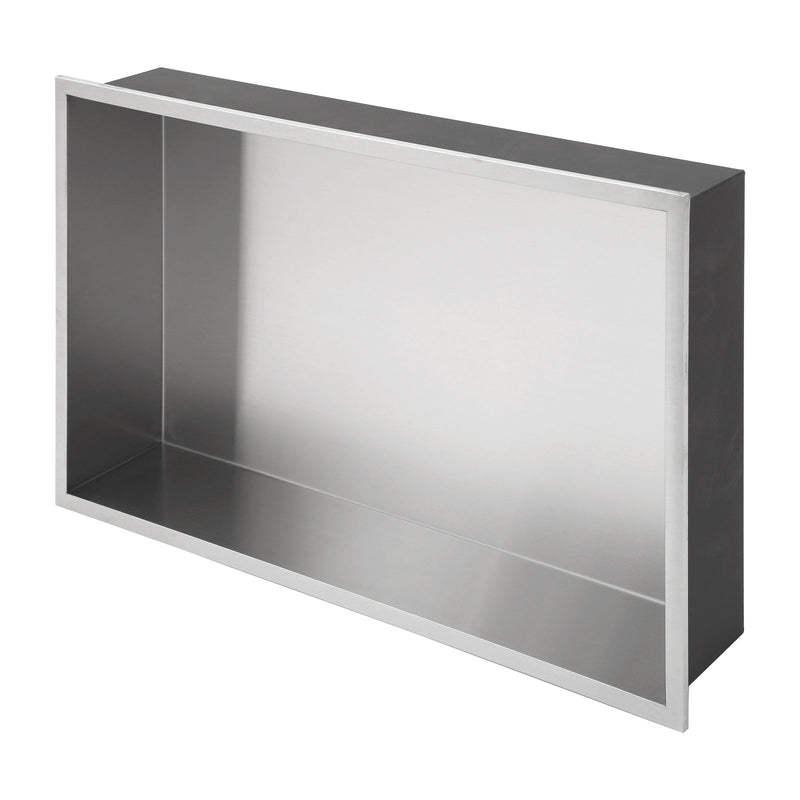 Stainless Steel Shower Niche With Seamless Design For Bathroom Storage