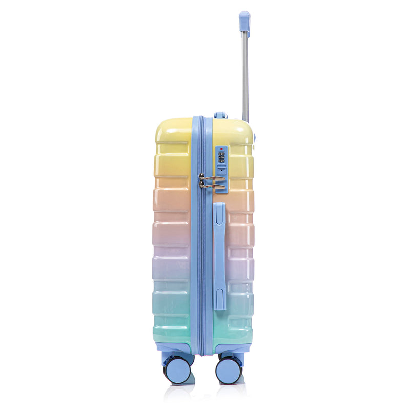 Luggage Set 14" / 20" With Combination Lock And Cosmetic Case