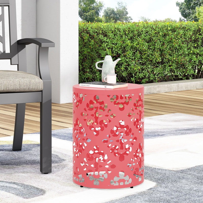 Outdoor Metal Modern Design End Table
