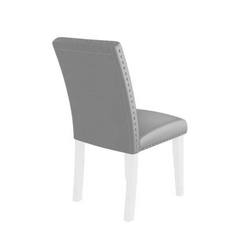 Upholstered Dining Chair With High Back Design (Set of 2)
