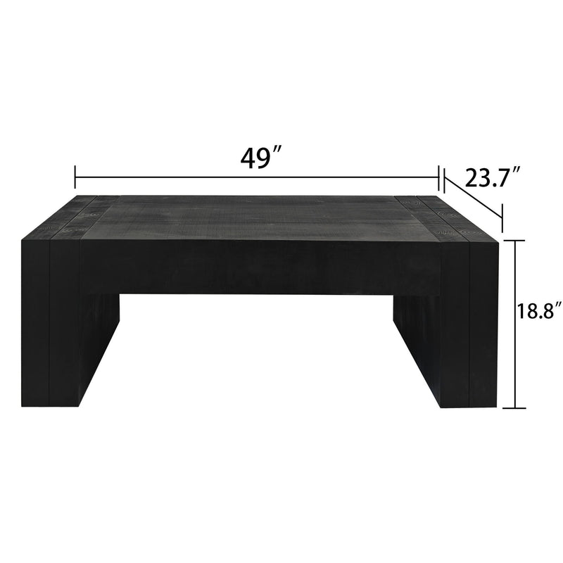 Minimalist Rectangular Center Table For Living Room