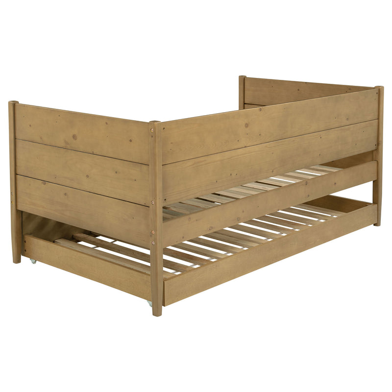 Stewart - Twin Daybed With Trundle - Natural