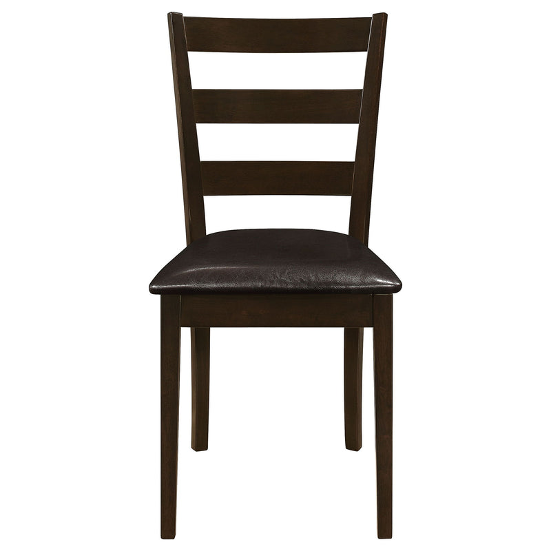 Arvin - 5 Piece Dining Set With Rectangular Table And Bench With Seats - Cappuccino