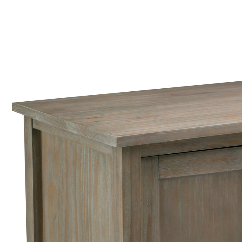 Warm Shaker - TV Media Stand Handcrafted - Light Brown